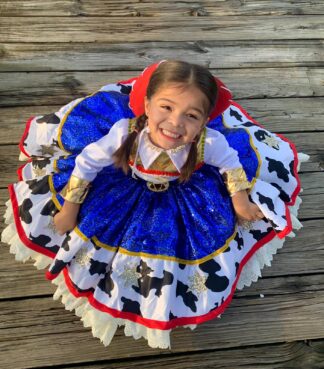 Vestido Vaquero Jessie Aventuras Estilo Toy Story para Pequeñas Exploradoras