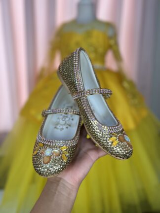 Balerinas de Niñas Elegancia y Brillo con Pedrería Encantadora