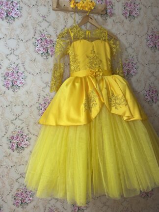 Vestido Resplandor en Amarillo Princesa