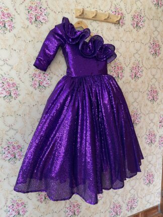 Vestido Encanto en Lentejuelas Moradas