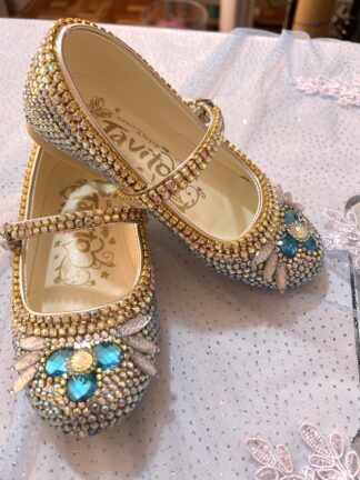 Balerinas de Niñas Elegancia y Brillo con Pedrería Encantadora