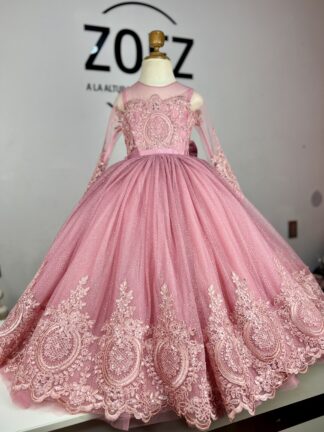 Vestido para Niña color Palorosa 2 en 1
